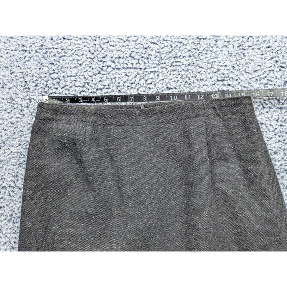 VTG Michele Wool Maxi Skirt Size 12 Lagnlook Cottage Peasant Southwest Fringe - Picture 9 of 13